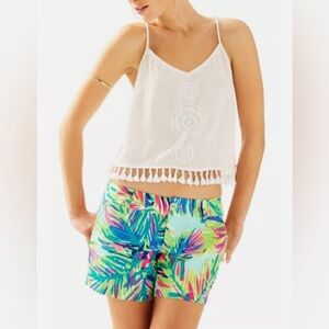 Lilly Pulitzer The Callahan Palm Print Shorts